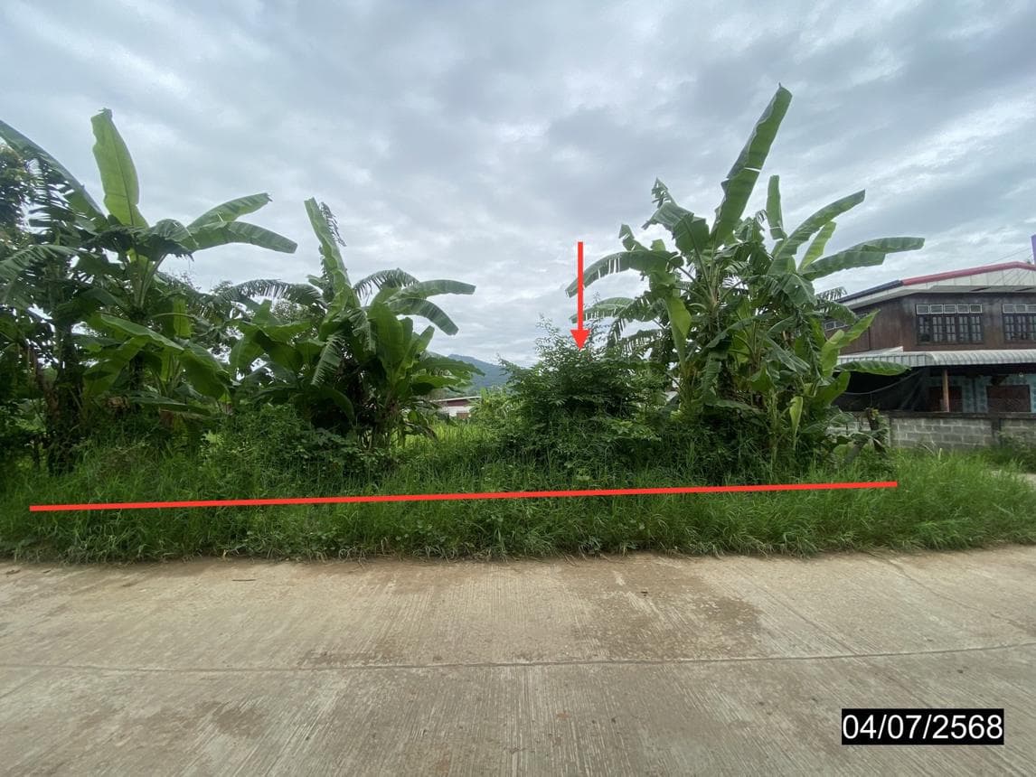 ที่ดินว่างเปล่า เนื้อที่ 87.9 ตร.ว. ทำเลศักยภาพ อาฮี ท่าลี่ เลย