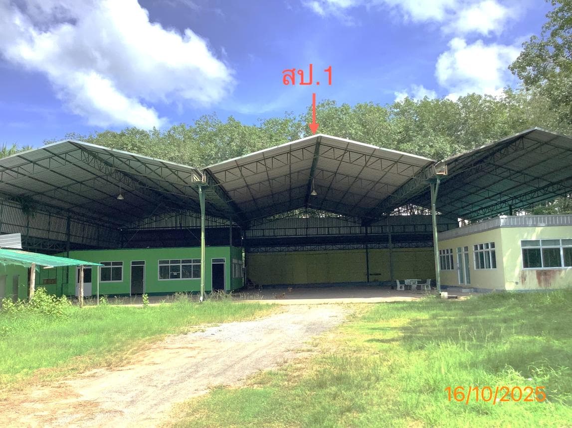 โกดัง พื้นที่ 1067.94 ตร.ม. ทำเลศักยภาพ ทุ่งค่าย ย่านตาขาว ตรัง