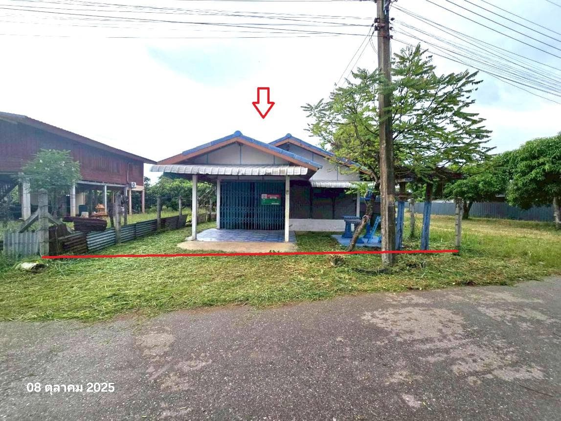 บ้านเดี่ยว บ้านน้อยซุ้มขี้เหล็ก เนินมะปราง พิษณุโลก พื้นที่ 64 ตร.ว. พื้นที่ใช้สอย 171.5 ตร.ม. 2 ห้องนอน 1 ห้องน้ำ