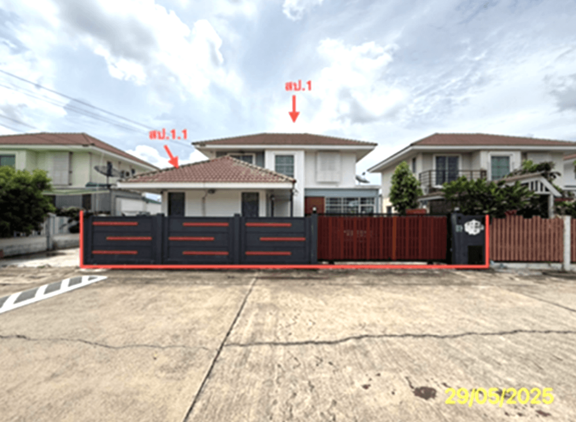บ้านเดี่ยว บ้านวิวสวน ไทรน้อย นนทบุรี 3 ห้องนอน 3 ห้องน้ำ พื้นที่ 150.5 ตร.ม. บนที่ดิน 54.5 ตร.ว. ทำเลสงบเป็นส่วนตัว ราคาพิเศษ 3.95 ล้าน