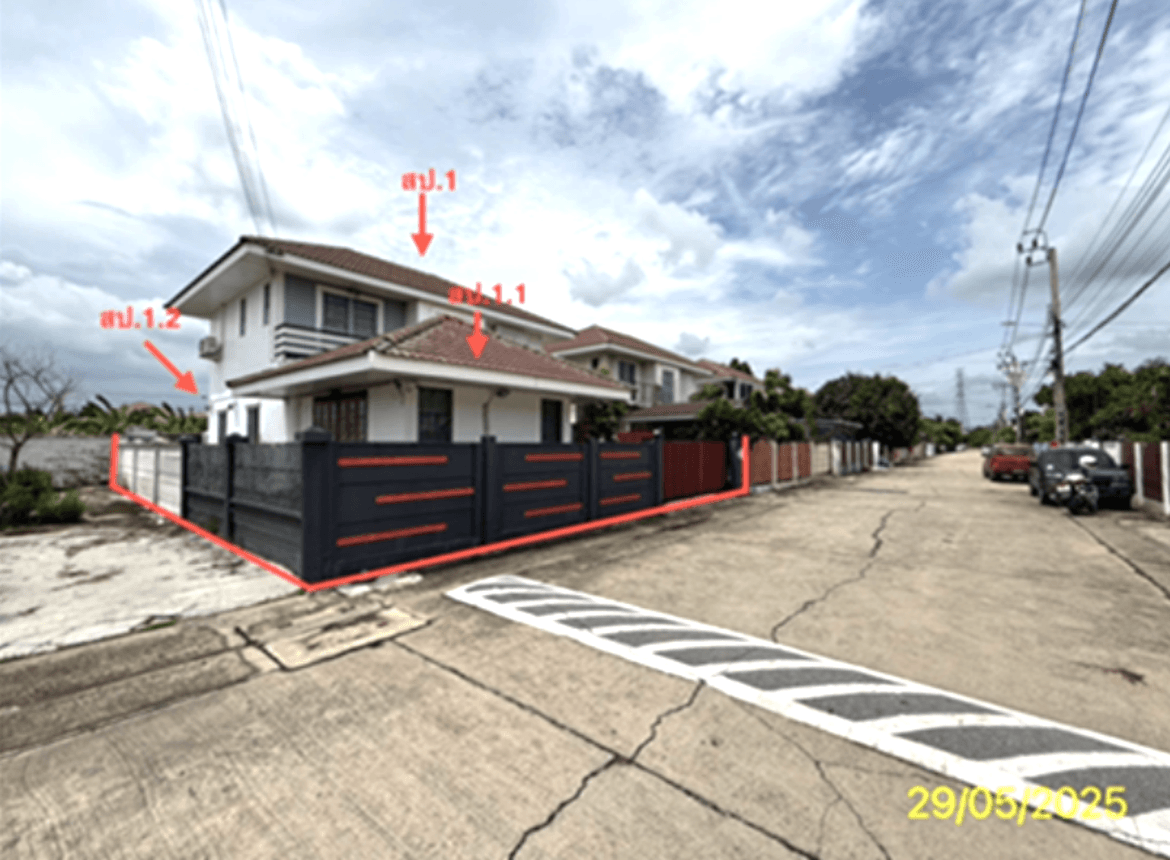 บ้านเดี่ยว บ้านวิวสวน ไทรน้อย นนทบุรี 3 ห้องนอน 3 ห้องน้ำ พื้นที่ 150.5 ตร.ม. บนที่ดิน 54.5 ตร.ว. ทำเลสงบเป็นส่วนตัว ราคาพิเศษ 3.95 ล้าน