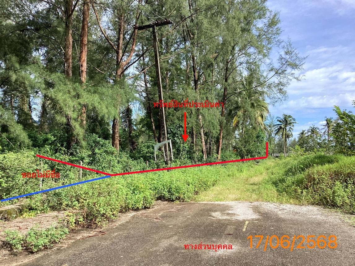 ขายที่ดินเปล่าผืนใหญ่ เขาหลัก-ตะกั่วป่า พังงา เนื้อที่ 53.7 ไร่ ทำเลทองใจกลางย่านท่องเที่ยวคึกคัก