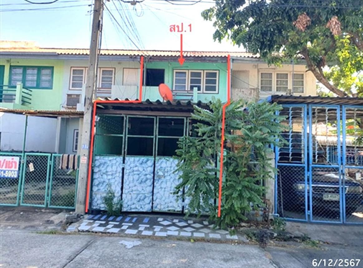 ขายทาวน์โฮม การเคหะแห่งชาติ (National Housing Authority) กกโก เมืองลพบุรี พื้นที่ 20 ตร.ว. 2 ห้องนอน คุ้มค่า