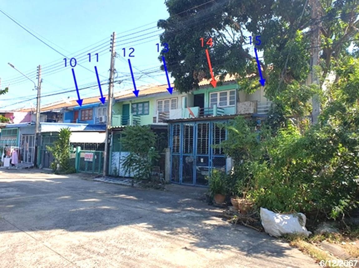 ขายทาวน์โฮม การเคหะแห่งชาติ (National Housing Authority) กกโก เมืองลพบุรี พื้นที่ 20 ตร.ว. 2 ห้องนอน คุ้มค่า