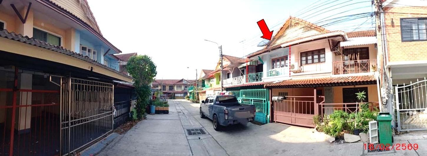 ขายทาวน์เฮ้าส์ พฤกษา 3 (Pruksa 3) พิมลราช บางบัวทอง นนทบุรี พื้นที่ใช้สอย 112.5 ตร.ม. ทำเลดี ราคา 1.59 ล้าน
