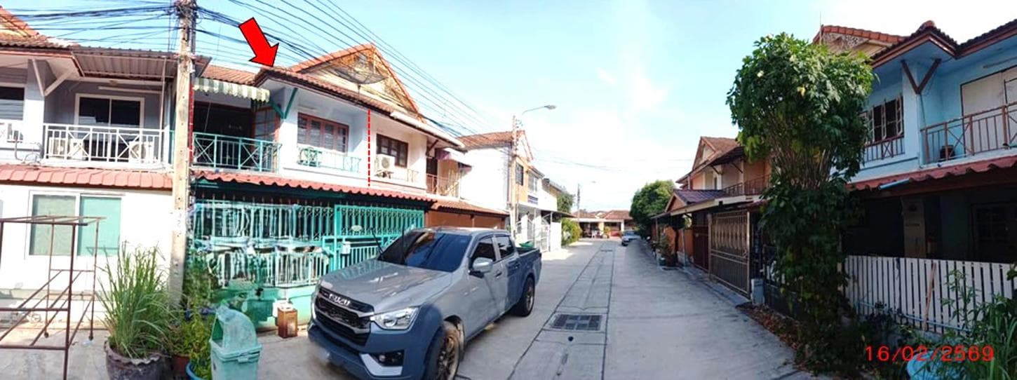 ขายทาวน์เฮ้าส์ พฤกษา 3 (Pruksa 3) พิมลราช บางบัวทอง นนทบุรี พื้นที่ใช้สอย 112.5 ตร.ม. ทำเลดี ราคา 1.59 ล้าน