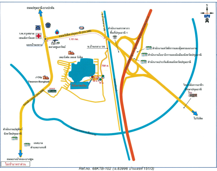 บ้านเดี่ยว เมืองปทุมธานี ปทุมธานี