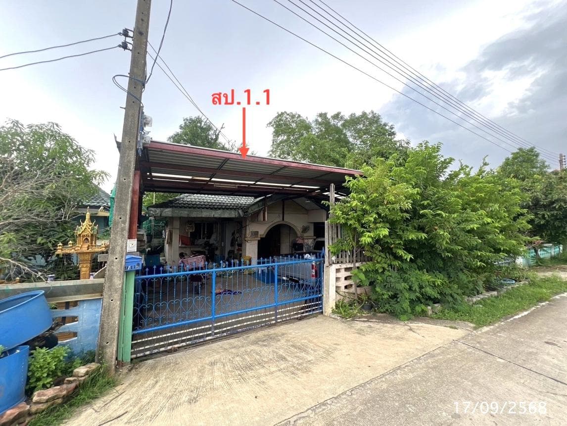 บ้านเดี่ยว บ่อตาโล่ วังน้อย พระนครศรีอยุธยา 2 ห้องนอน 1 ห้องน้ำ พื้นที่ 106.65 ตร.ม. บนที่ดิน 50 ตร.ว. ทำเลสงบเดินทางสะดวก ราคาพิเศษ 9.87 แสน