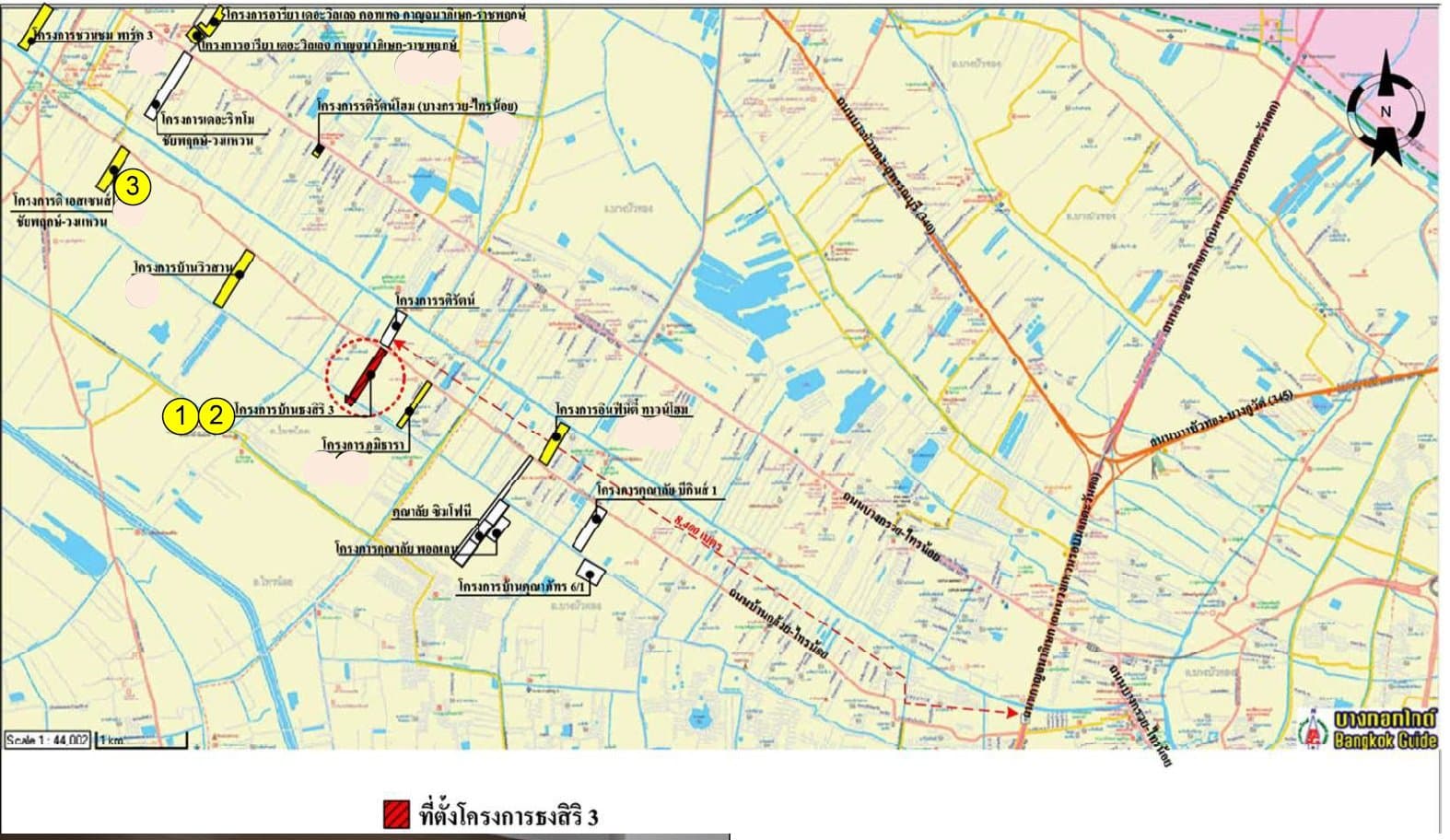 ทาวน์เฮ้าส์ ธงสิริ 3 ไทรน้อย-นนทบุรี