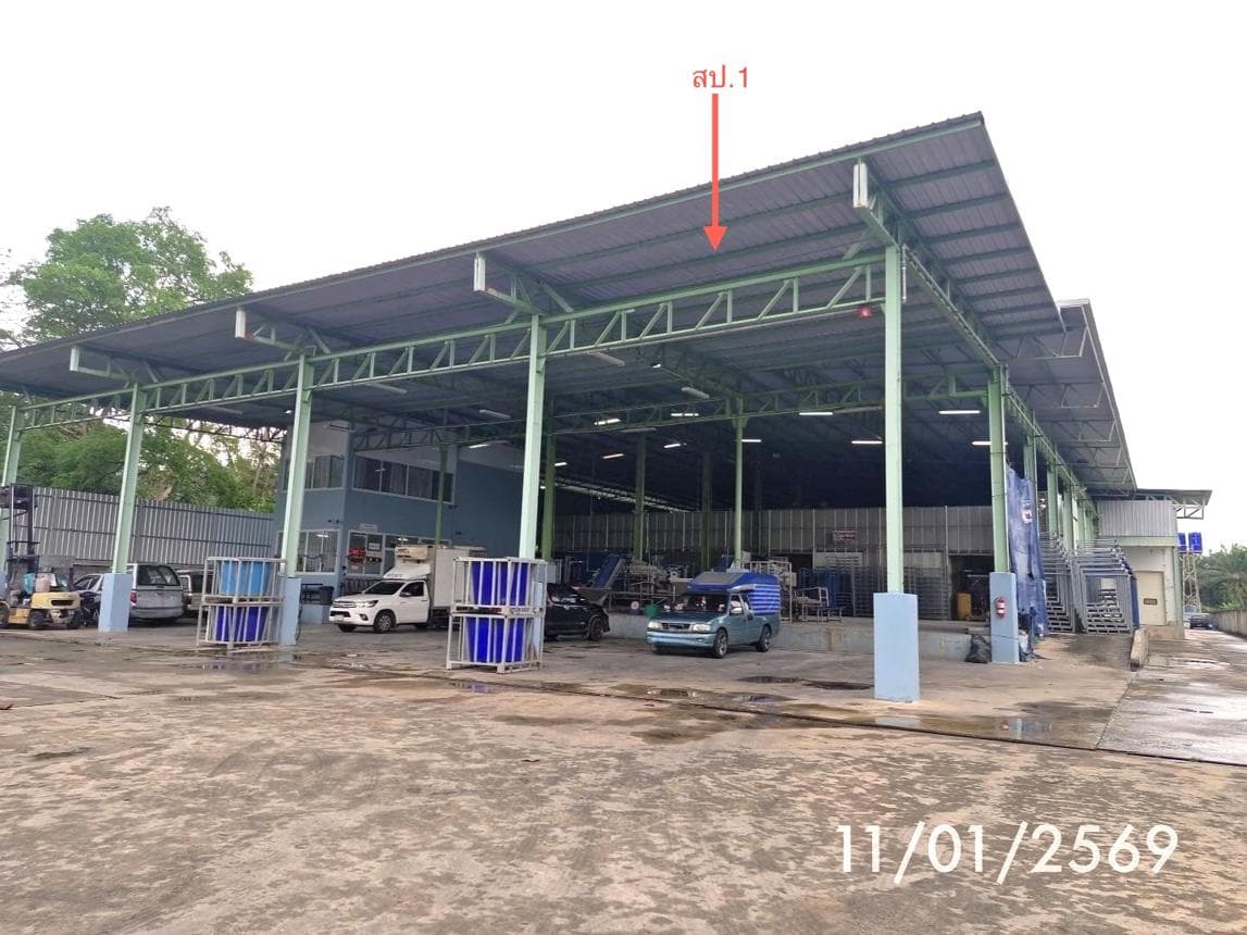 อาคารโรงงาน พื้นที่ 2872 ตร.ม. ทำเลศักยภาพ ท้องเนียน ขนอม นครศรีธรรมราช
