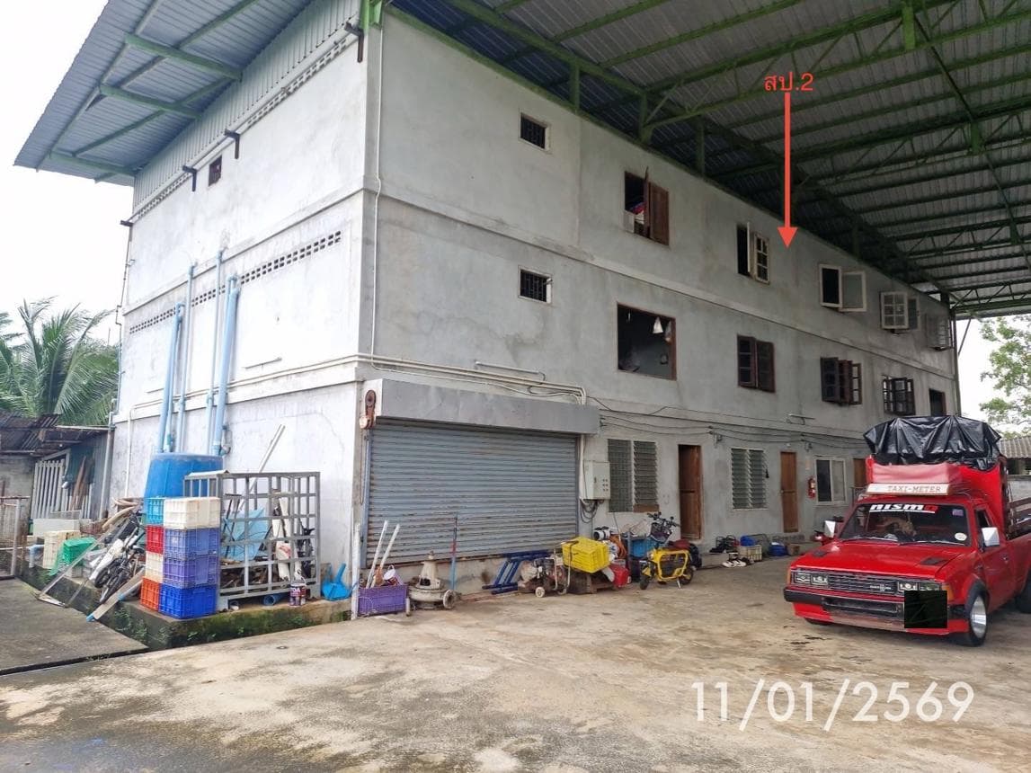 อาคารโรงงาน พื้นที่ 2872 ตร.ม. ทำเลศักยภาพ ท้องเนียน ขนอม นครศรีธรรมราช