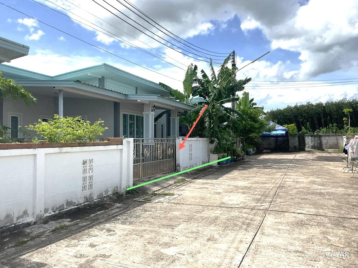 บ้านเดี่ยว แม่น้ำคู้ ปลวกแดง ระยอง 2 ห้องนอน 2 ห้องน้ำ ขนาด 41.8 ตร.ว.