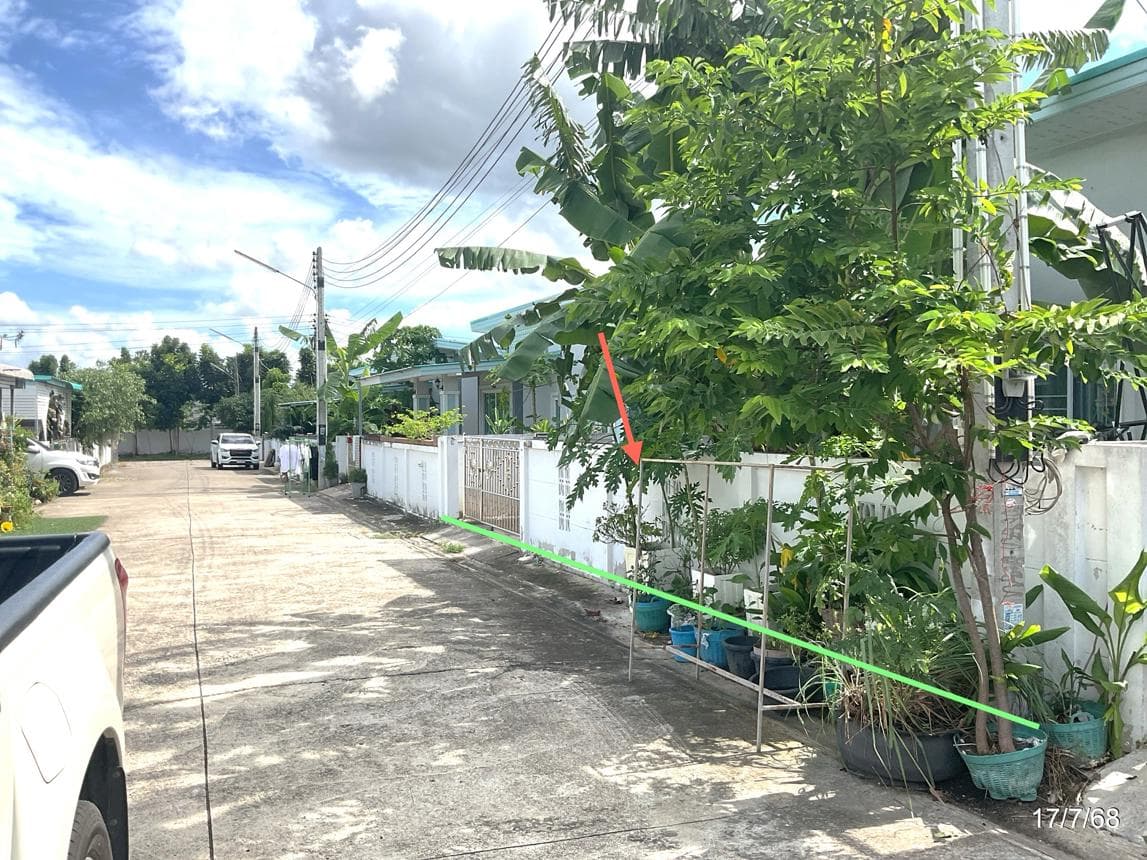 บ้านเดี่ยว แม่น้ำคู้ ปลวกแดง ระยอง 2 ห้องนอน 2 ห้องน้ำ ขนาด 41.8 ตร.ว.