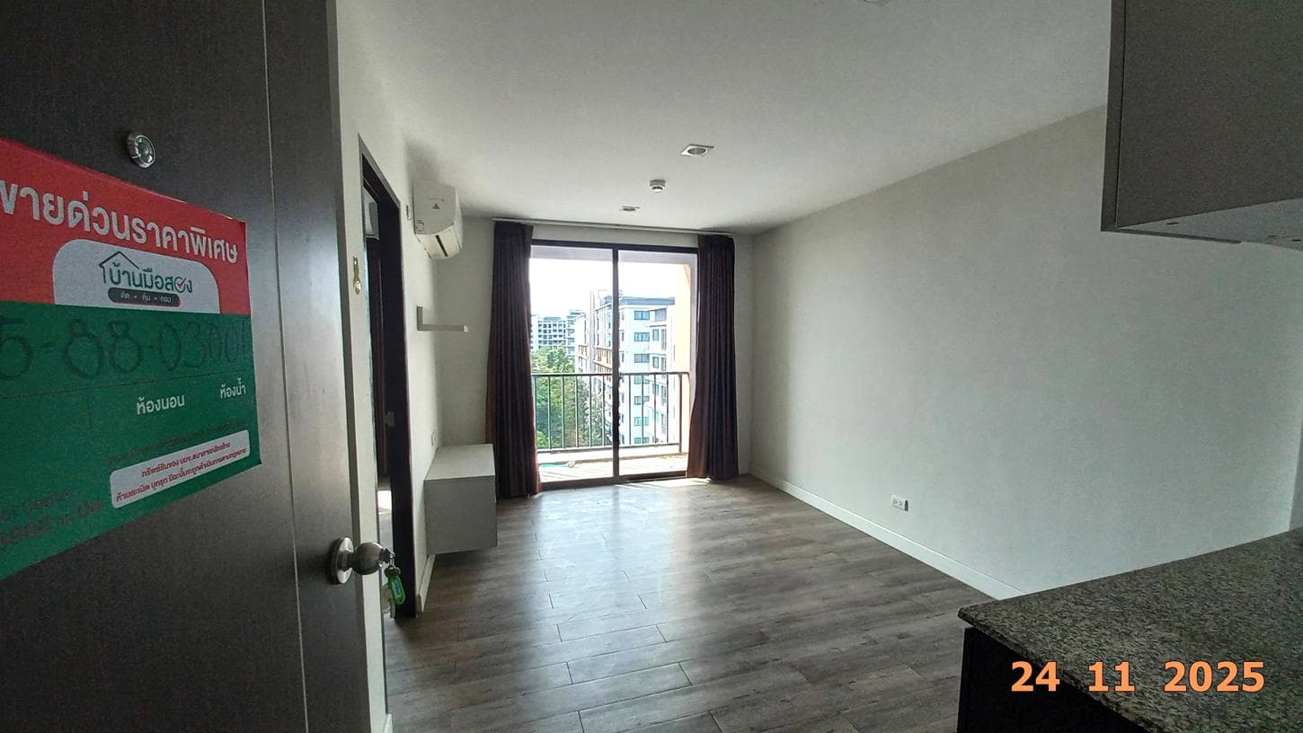 ขายคอนโด จี คอนโด เฟส 1 (G Condo Phase 1) ชั้น 8 พื้นที่กว้าง 37 ตร.ม. ทำเลใจกลางศรีราชา - image 1