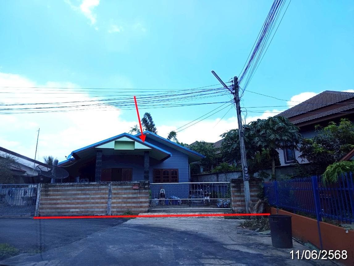 บ้านเดี่ยว เวียง ฝาง เชียงใหม่ 3 ห้องนอน 1 ห้องน้ำ ขนาด 59.8 ตร.ว.