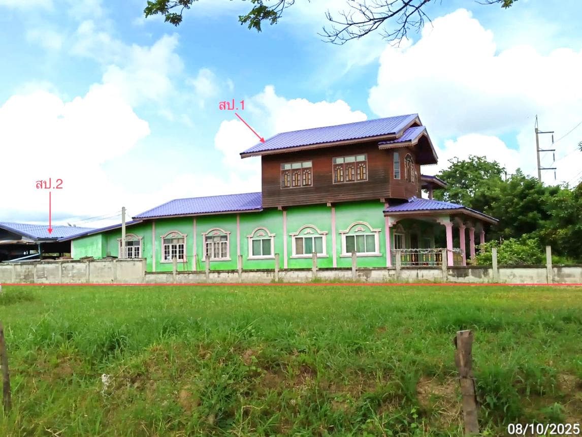 บ้านเดี่ยว โคกกลาง ประทาย นครราชสีมา 3 ห้องนอน 2 ห้องน้ำ พื้นที่กว้าง 296.75 ตร.ม. ทำเลสงบราคาคุ้มค่า