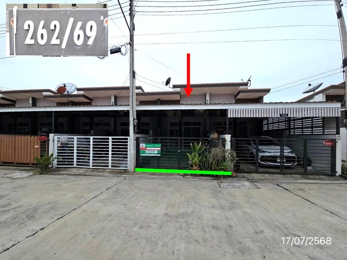 ทาวน์โฮม เดอะ สปริงทาวน์ (The Spring Town) ปลวกแดง-มาบยางพร ระยอง 2 ห้องนอน ทำเลดีใกล้แหล่งงาน - image 1