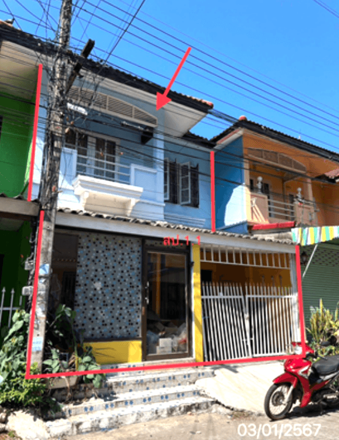 ขายทาวน์โฮม พรธิสาร 5 (Pornthisan 5) ลำผักกูด ธัญบุรี ปทุมธานี พื้นที่ 18 ตร.ว. 3 ห้องนอน คุ้มค่า