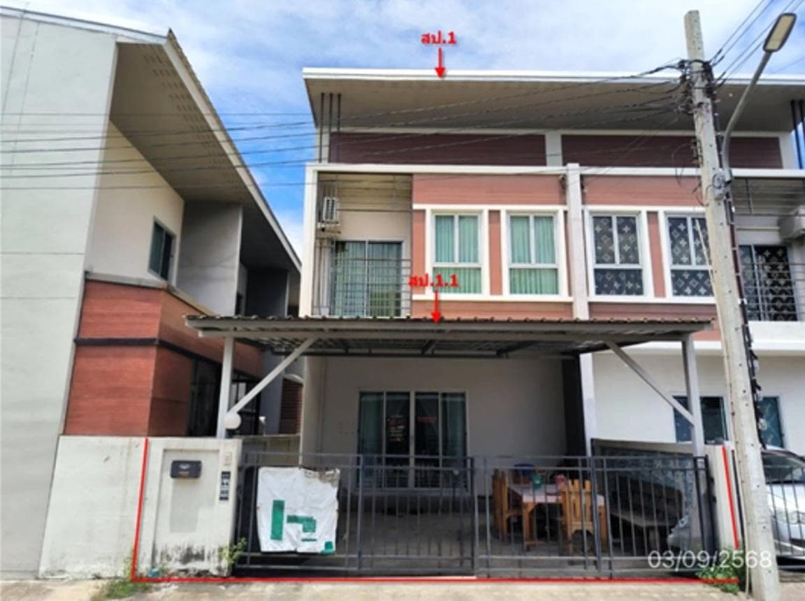 ทาวน์เฮ้าส์ สิวารัตน์ 11 คลองขวาง ไทรน้อย นนทบุรี 3 ห้องนอน 2 ห้องน้ำ พื้นที่ 110 ตร.ม. บนที่ดินกว้างขวาง 31.3 ตร.ว. ทำเลสงบ เดินทางสะดวก ราคาพิเศษ 1.9 ล้าน