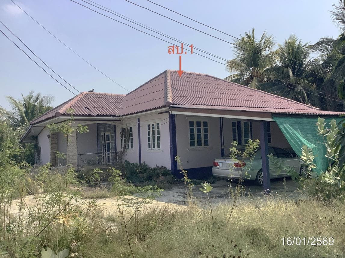 ขายบ้านเดี่ยว ดงคอน สรรคบุรี ชัยนาท พื้นที่ใช้สอยกว้างขวาง ตอบโจทย์ครอบครัวใหญ่