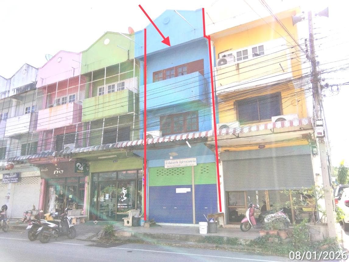 ขายอาคารพาณิชย์ มวกเหล็ก สระบุรี 2 ห้องนอน พื้นที่ใช้สอยเยอะ 168 ตร.ม. ทำเลทองกลางเมืองมวกเหล็ก เหมาะทำธุรกิจหรือโฮมออฟฟิศสุดๆ