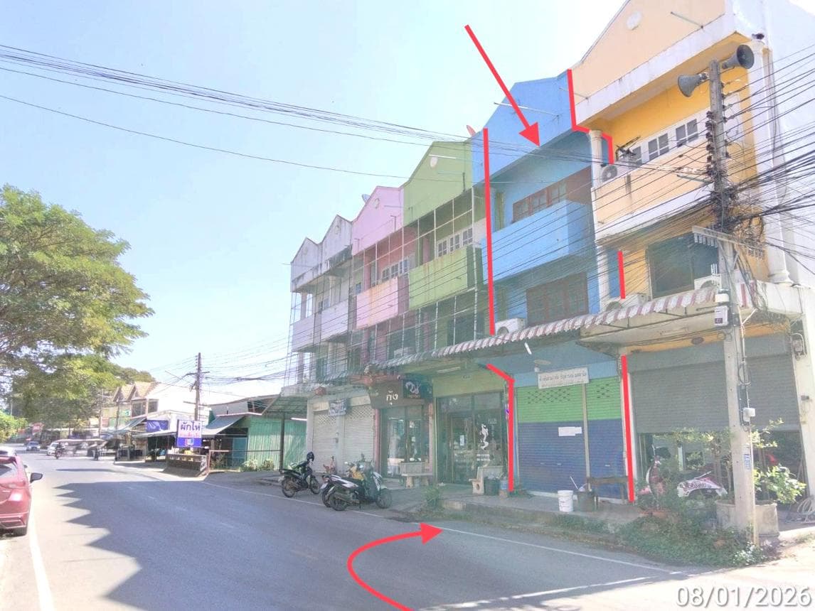 ขายอาคารพาณิชย์ มวกเหล็ก สระบุรี 2 ห้องนอน พื้นที่ใช้สอยเยอะ 168 ตร.ม. ทำเลทองกลางเมืองมวกเหล็ก เหมาะทำธุรกิจหรือโฮมออฟฟิศสุดๆ