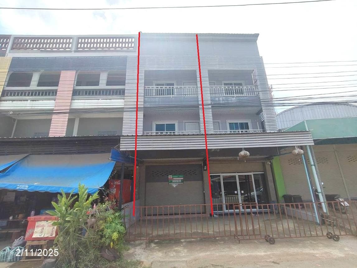 อาคารพาณิชย์ 3 ห้องนอน พื้นที่ 234 ตร.ม. ทำเลศักยภาพ หนองไผ่ แก้งคร้อ ชัยภูมิ