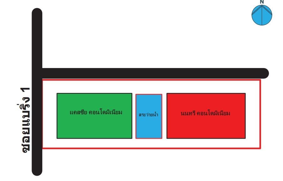 ห้องชุด/คอนโดมิเนียม โครงการ นนทรี คอนโดมิเนียม สมุทรปราการ