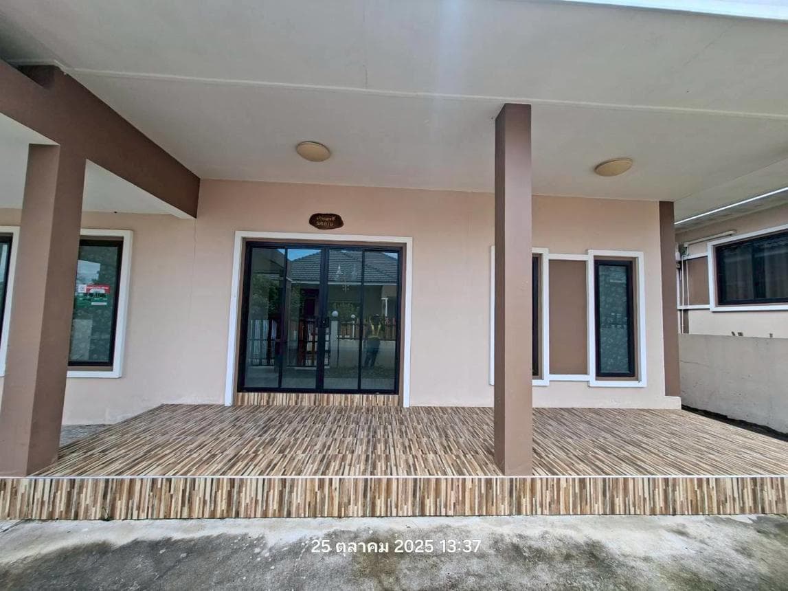 บ้านเดี่ยว ภัสสรารินทร์ พนานิคม นิคมพัฒนา ระยอง 3 ห้องนอน 2 ห้องน้ำ พื้นที่ 143.5 ตร.ม. บนที่ดิน 60 ตร.ว. ทำเลดีใกล้แหล่งงานนิคมอุตสาหกรรม ราคาพิเศษ 2.45 ล้าน