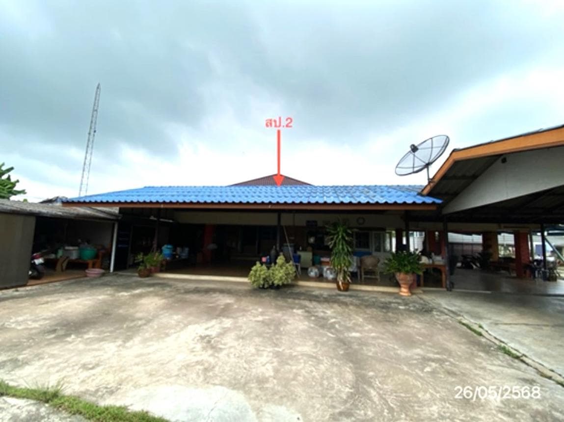 บ้านเดี่ยว ท่าบุญมี เกาะจันทร์ ชลบุรี พื้นที่ใช้สอย 86.25 ตร.ม. บนที่ดินขนาดใหญ่ 80 ตร.ว. ทำเลสงบเดินทางสะดวก ราคาพิเศษ 7.01 ล้าน