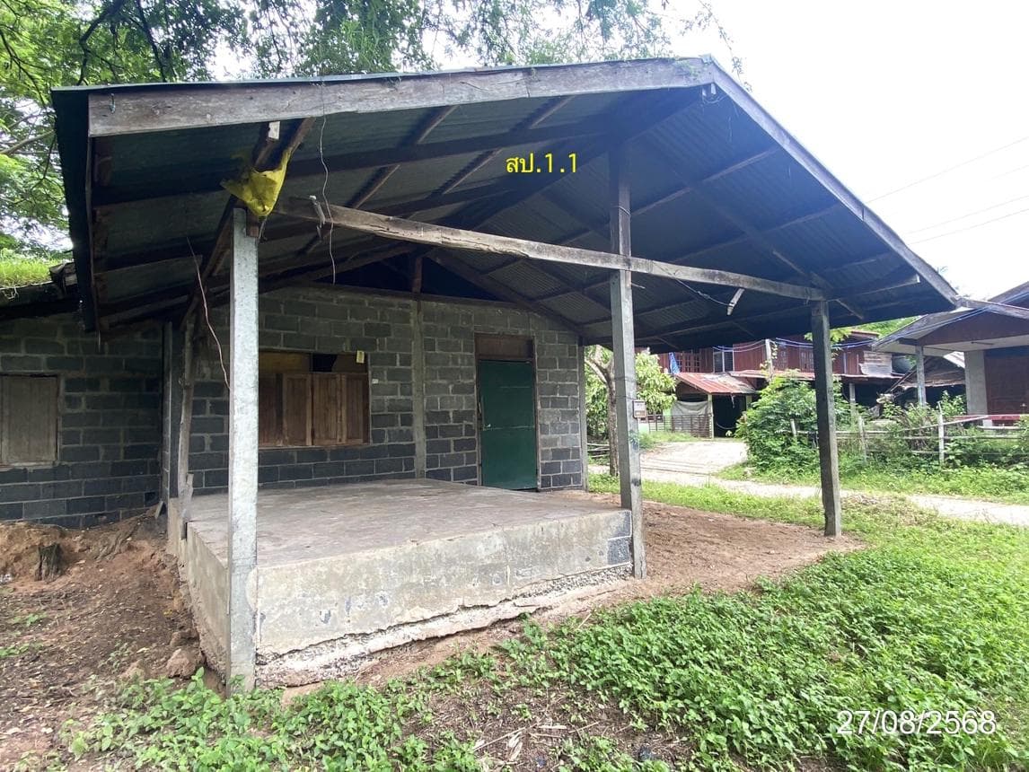 ขายบ้านเดี่ยว เปลือย สุวรรณภูมิ ร้อยเอ็ด 2 ห้องนอน สเปซ 88 ตร.ม. ทำเลสงบราคาล้านนิดๆ นั่นเอง