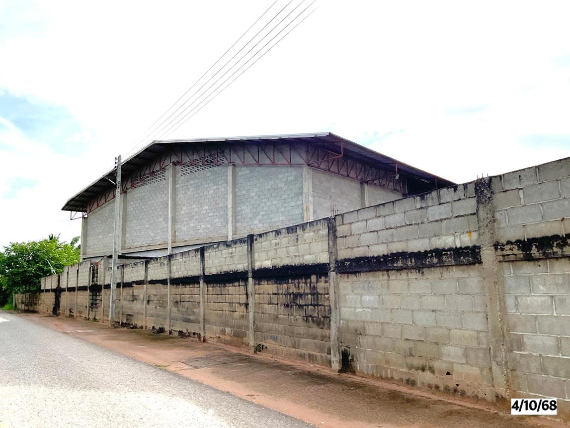 โกดัง พื้นที่ 600 ตร.ม. ทำเลศักยภาพ บ้านยาง เกษตรสมบูรณ์ ชัยภูมิ