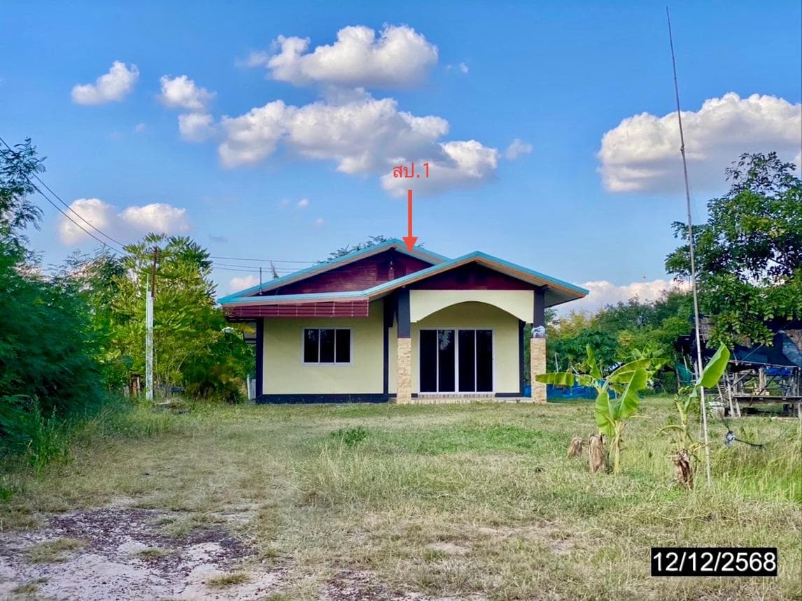บ้านเดี่ยว โจดหนองแก พล ขอนแก่น พื้นที่กว้าง 60 ตร.ว. 3 ห้องนอน ทำเลดี บรรยากาศเงียบสงบ