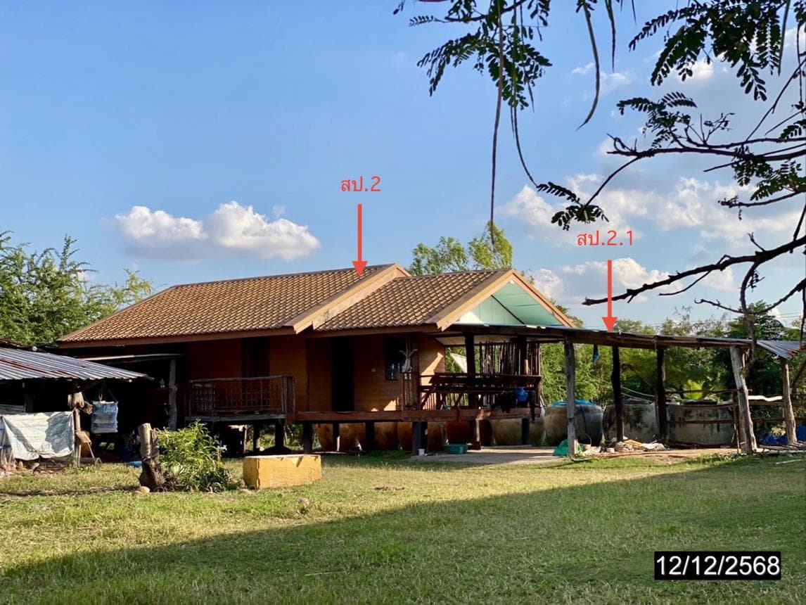 บ้านเดี่ยว โจดหนองแก พล ขอนแก่น พื้นที่กว้าง 60 ตร.ว. 3 ห้องนอน ทำเลดี บรรยากาศเงียบสงบ