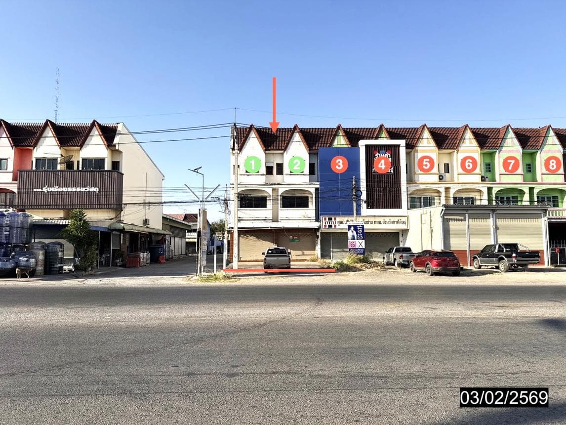 ขายอาคารพาณิชย์ กาฬสินธุ์ เมืองกาฬสินธุ์ กาฬสินธุ์ พื้นที่ 49 ตร.ว. พื้นที่ใช้สอย 376 ตร.ม. 2 ห้องนอน 3 ห้องน้ำ