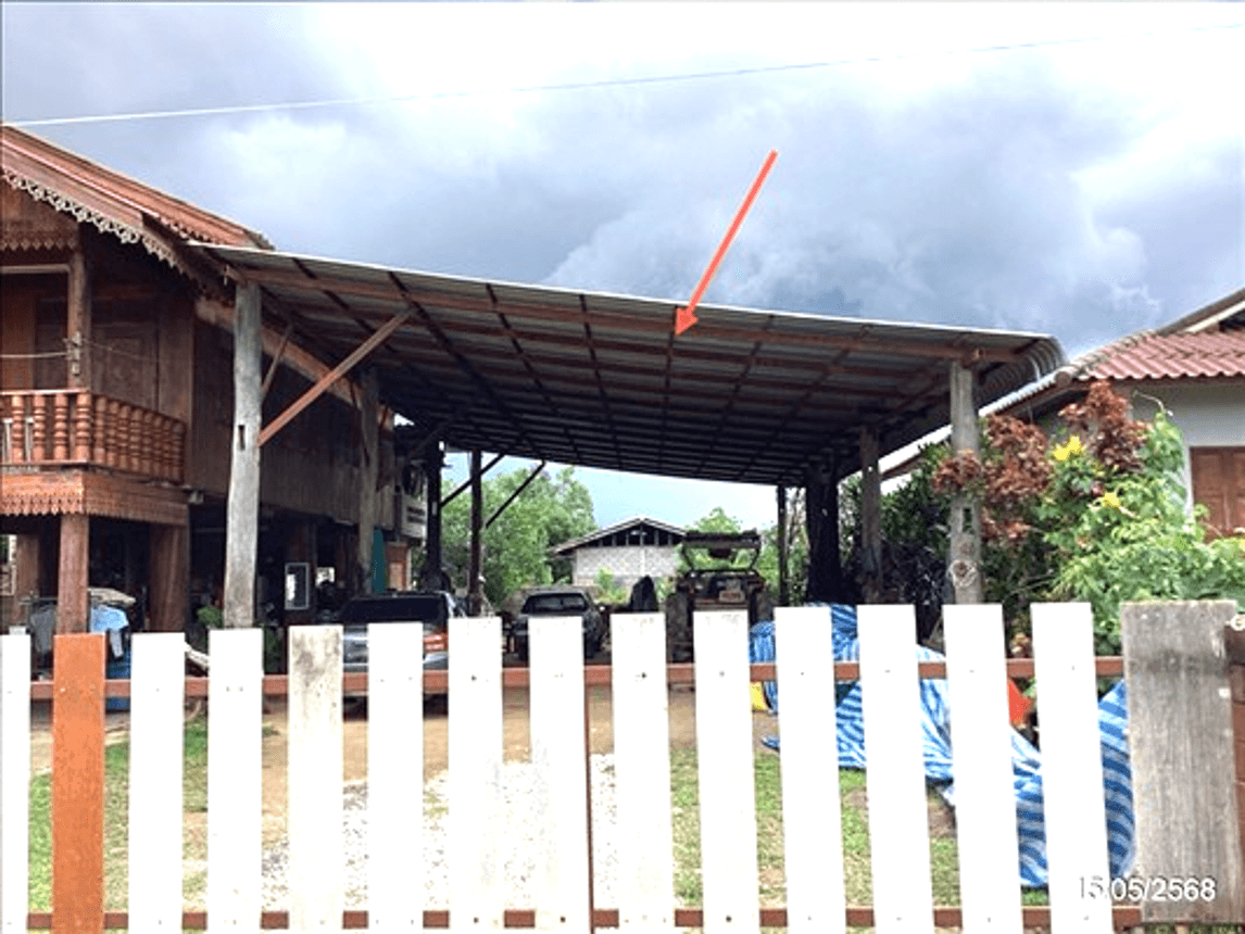 บ้านเดี่ยว หนองแรด เทิง เชียงราย พื้นที่ใช้สอย 114 ตร.ม. บนที่ดินกว้าง 79 ตร.ว. ทำเลสงบ บรรยากาศดี ราคาล้านต้นๆ