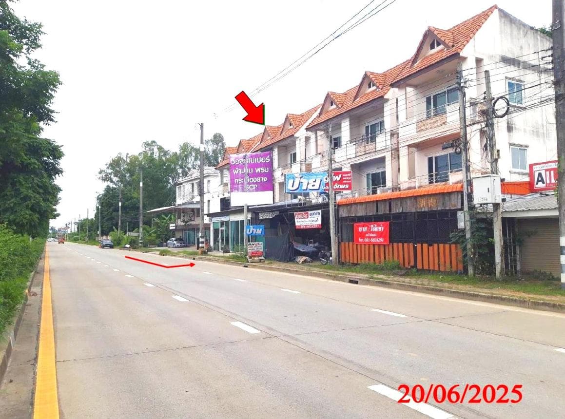 อาคารพาณิชย์ พื้นที่ 240 ตร.ม. ทำเลศักยภาพ ท่าวังตาล สารภี เชียงใหม่
