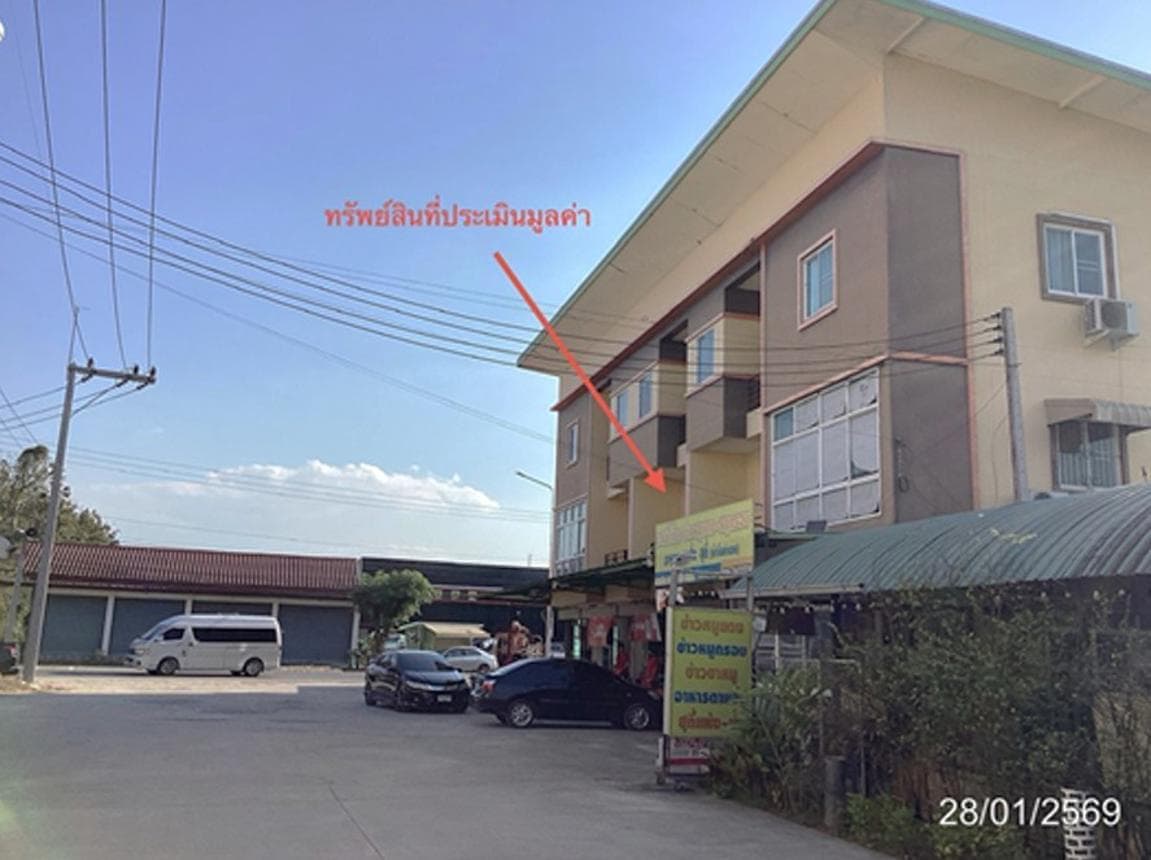 อาคารพาณิชย์ทำเลศักยภาพ 3 ชั้น 3 ห้องนอน สารภี เชียงใหม่ พื้นที่กว้างขวางเพื่อธุรกิจและอยู่อาศัย