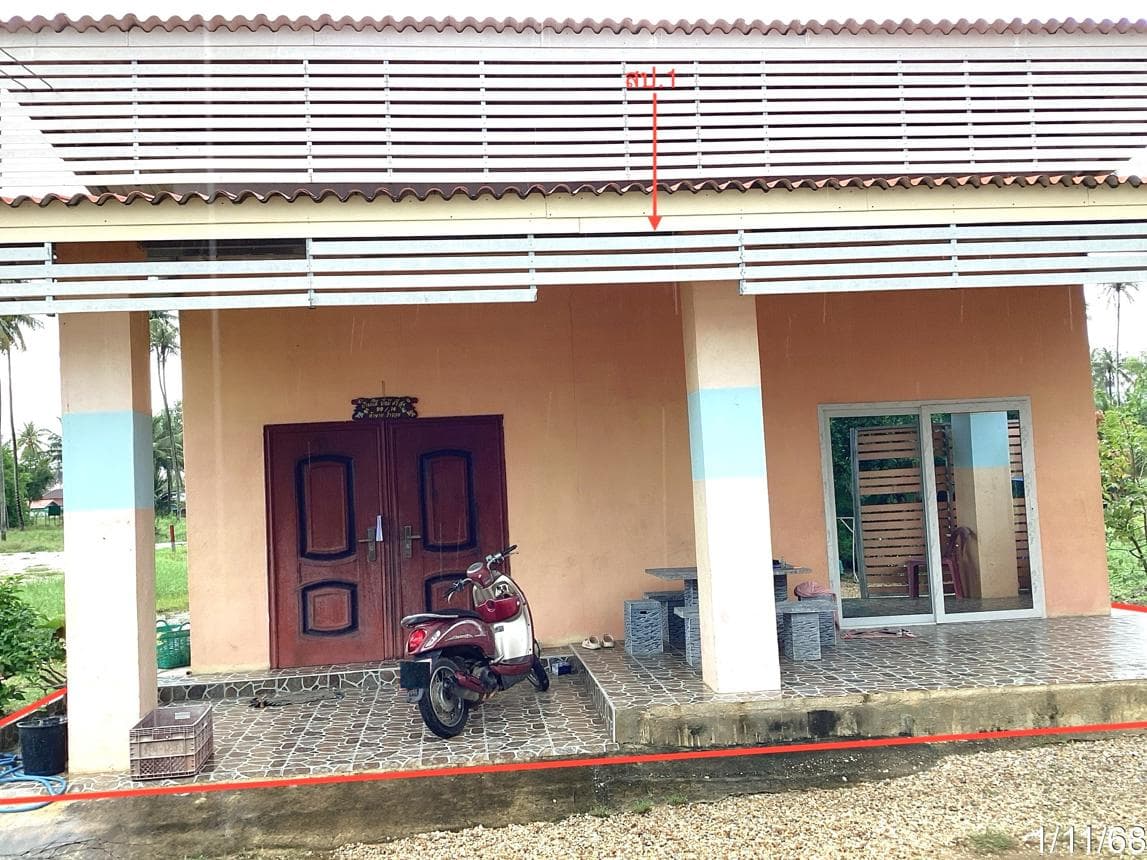 บ้านเดี่ยว ทับสะแก ประจวบคีรีขันธ์ 2 ห้องนอน พื้นที่ใช้สอย 161.5 ตร.ม. ทำเลสงบ เหมาะแก่การพักผ่อน