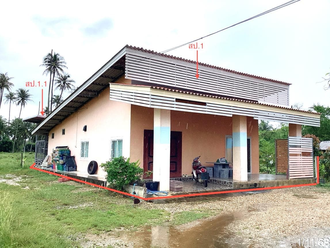 บ้านเดี่ยว ทับสะแก ประจวบคีรีขันธ์ 2 ห้องนอน พื้นที่ใช้สอย 161.5 ตร.ม. ทำเลสงบ เหมาะแก่การพักผ่อน