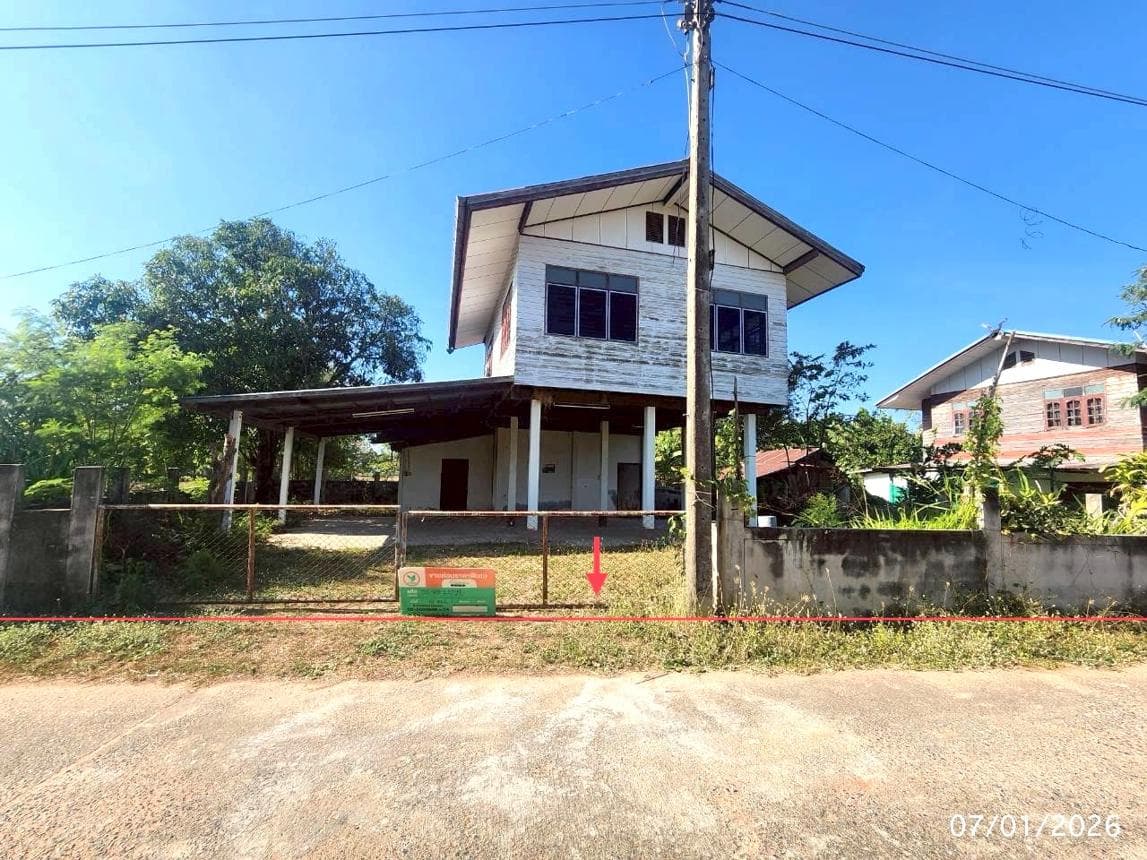 ขายบ้านเดี่ยว ดอนงัว บรบือ มหาสารคาม พื้นที่ 85 ตร.ว. พื้นที่ใช้สอย 118 ตร.ม. 1 ห้องนอน 1 ห้องน้ำ