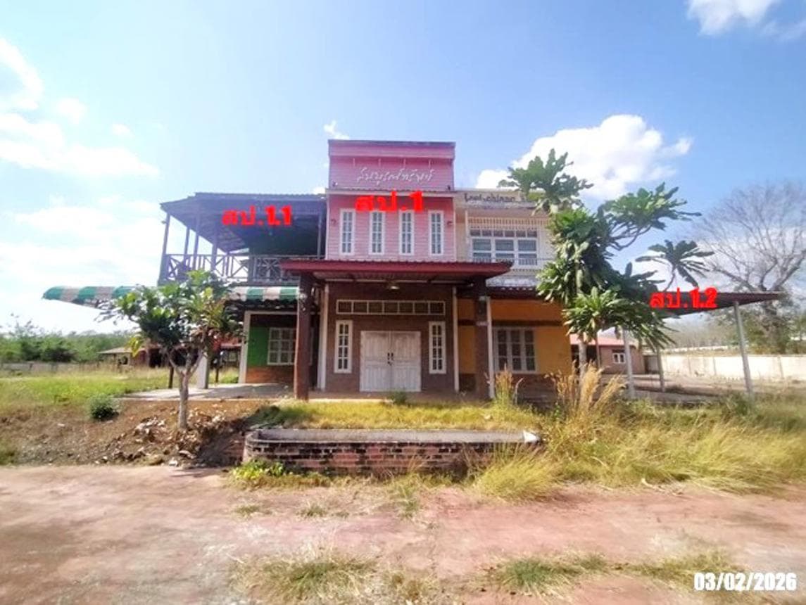 ขายบ้านเดี่ยวหลังใหญ่ เมืองเลย ทำเลนาแขม พื้นที่ใช้สอย 751.5 ตร.ม. บนที่ดิน 34.5 ตร.ว. เหมาะสำหรับครอบครัวใหญ่