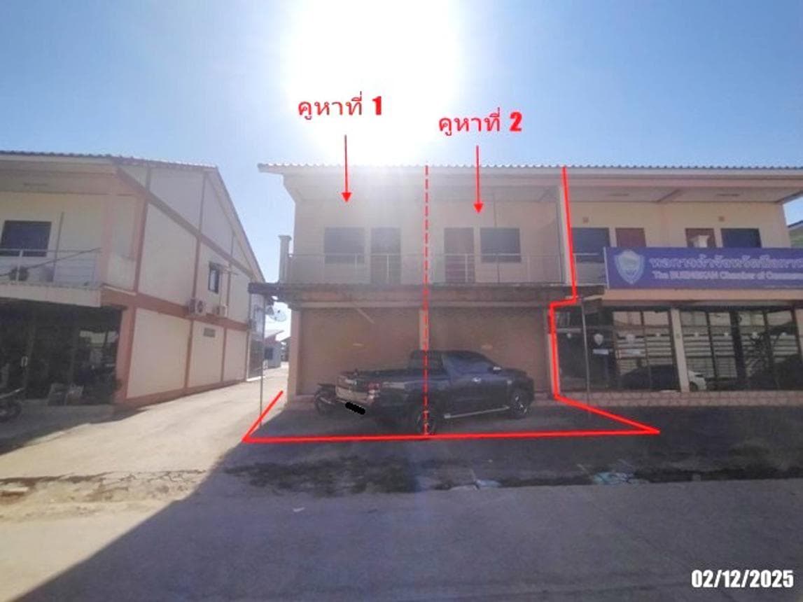 ขายอาคารพาณิชย์ เมืองบึงกาฬ ทำเลวิศิษฐ์ พื้นที่ใช้สอย 212 ตร.ม. 3 ห้องนอน 2 ห้องน้ำ บนที่ดิน 52.5 ตร.ว. เหมาะค้าขายและอยู่อาศัย