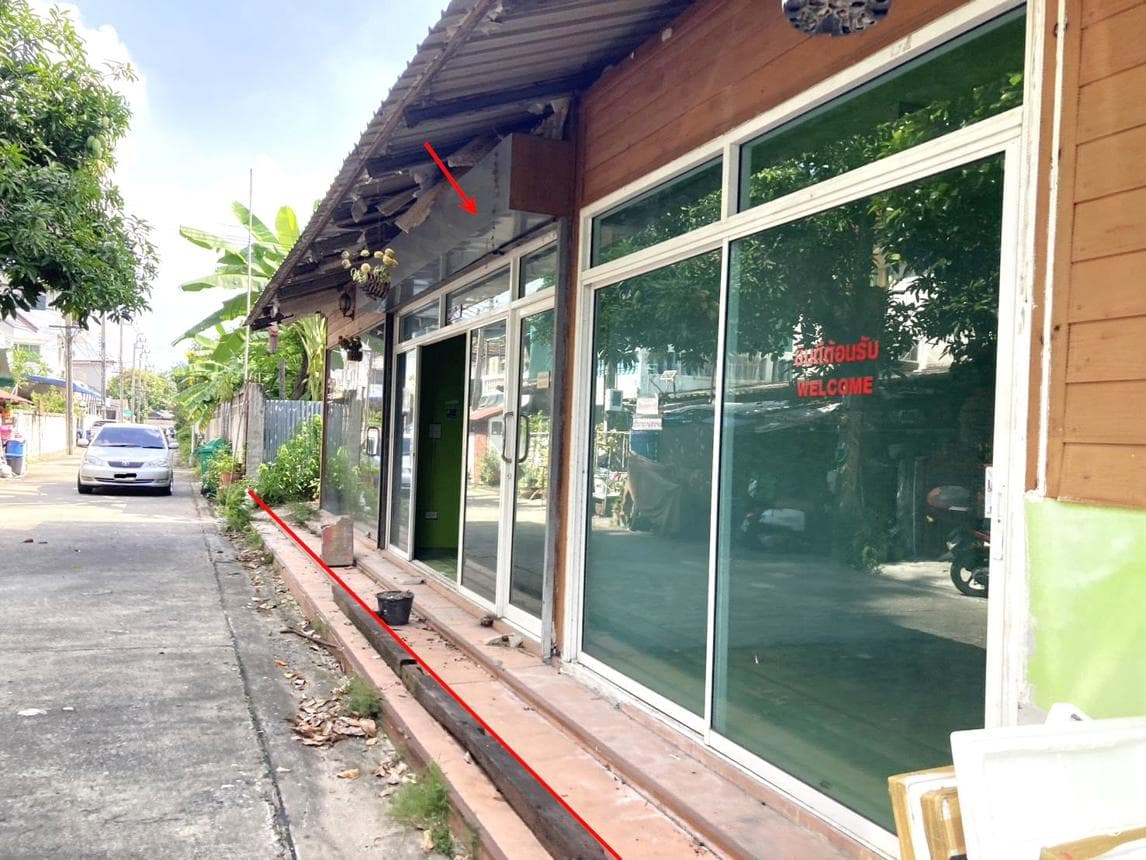 อาคารสำนักงาน มิตรประชาวิลล่า บ้านใหม่ ปากเกร็ด นนทบุรี พื้นที่ใช้สอย 212.5 ตร.ม. บนที่ดิน 69 ตร.ว. ทำเลศักยภาพ