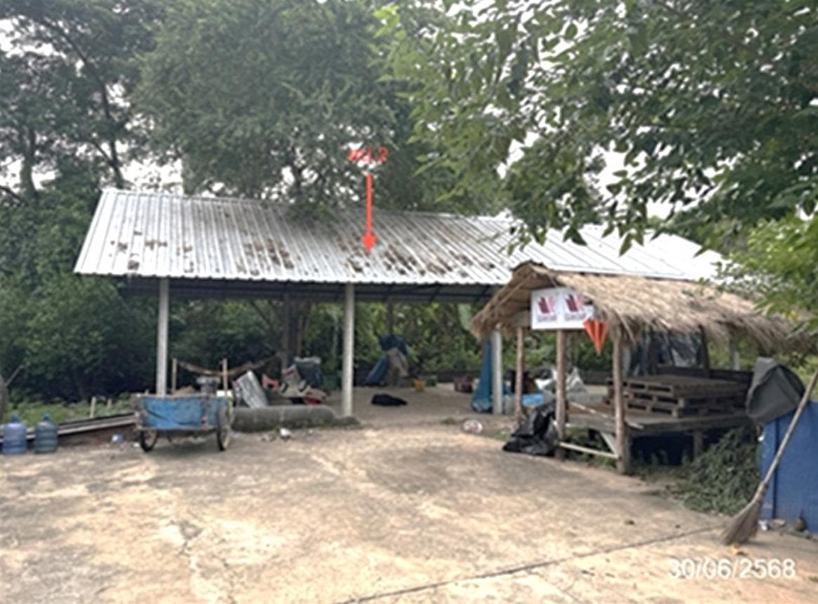 ขายบ้านเดี่ยว ผักแพว กันทรารมย์ ศรีสะเกษ พื้นที่ใช้สอยกว้าง 129 ตร.ม. ฟังก์ชัน 2 นอน 1 น้ำ