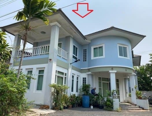 บ้านเดี่ยว ชุมชนบ้านกระสังสามัคคี ห้วยราช-บุรีรัมย์