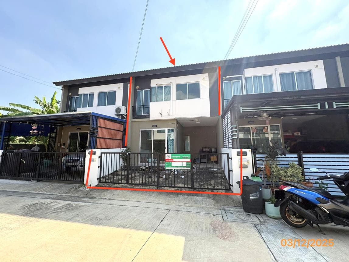 ทาวน์โฮม บ้านพฤกษา 128 สุขสวัสดิ์-ประชาอุทิศ 3 ห้องนอน พื้นที่ 17.4 ตร.ว. ทำเลศักยภาพพระสมุทรเจดีย์ - image 1