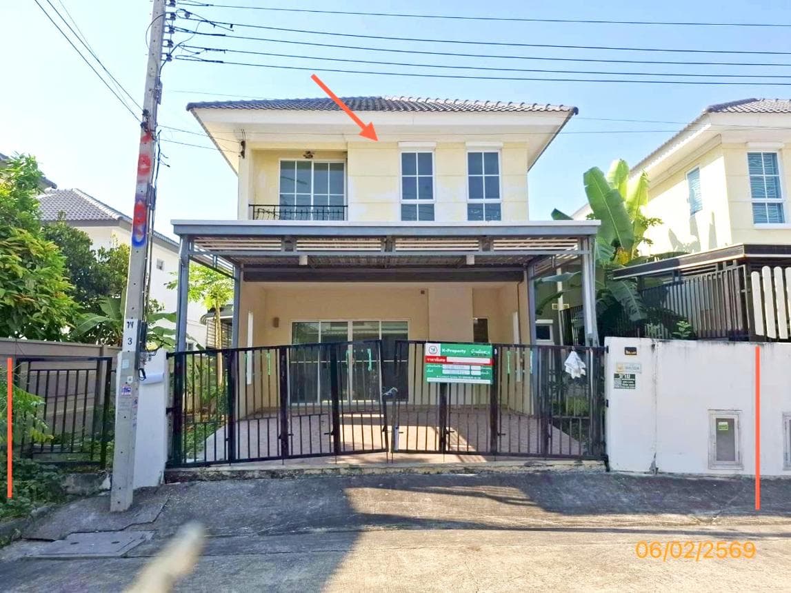 บ้านเดี่ยว บ้านพฤกษา 114/1 เทพารักษ์-เมืองใหม่ โครงการ 1 บางเพรียง บางบ่อ สมุทรปราการ 3 ห้องนอน 2 ห้องน้ำ พื้นที่ 165.2 ตร.ม. ทำเลดีใกล้ถนนเทพารักษ์ ราคาพิเศษ 3.4 ล้าน