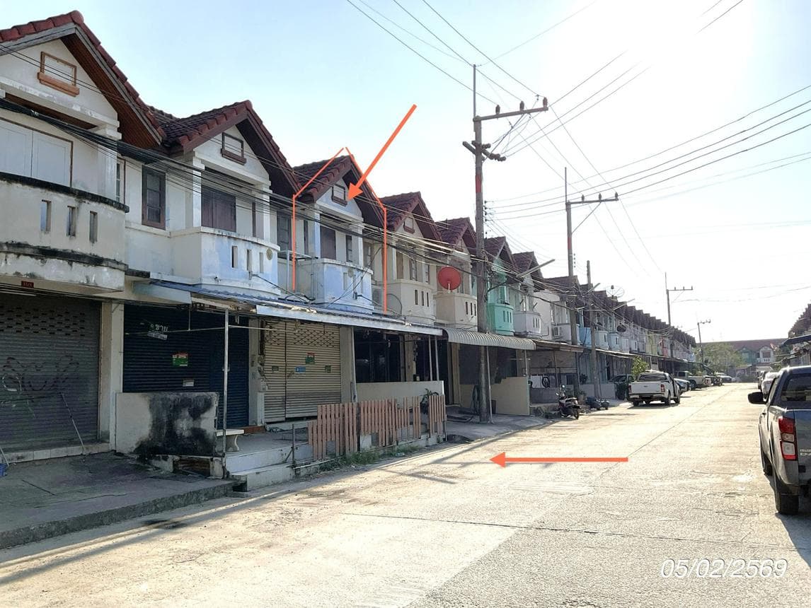 ทาวน์เฮ้าส์โครงการสุจิตรา 2 ห้องนอน 2 ห้องน้ำ พื้นที่ 144 ตร.ม. ทำเลดี คลองประเวศ บ้านโพธิ์ จ.ฉะเชิงเทรา