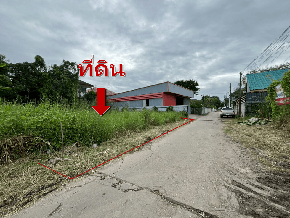 ขายที่ดินเปล่า ซอยนวมินทร์ 24 เหมาะพี่พักอาศัย ทำโกดัง 99 ตรว